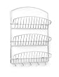 Spectrum 31770 Pantry Works 3-Tier Wall Mount Letter Holder, Chrome