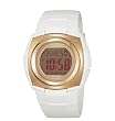 CASIO Baby-G Sweet Poison White Watch with Digital Dial and Resin Band. Model: BG1223G-7V