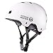 OutdoorMaster Skateboard Helmet - CPSC Certified Lightweight, Low-Profile Skate & BMX Helmet with Removable Lining - 12 Vents Ventilation System - for Kids, Youth & Adults - L - White