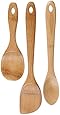 Joyce Chen 33-2018, 3-Piece Burnished Bamboo Stir-Fry Set