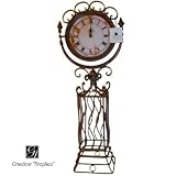 Grandeur Fireplace Wrought Iron Clock