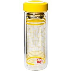 Tee-Zubereiter aus Glas TEA TUMBLER yellow