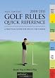 Golf rules quick reference guide book