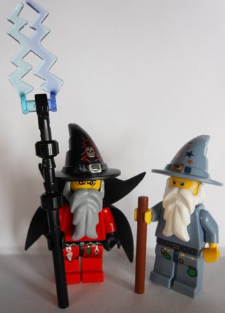 LEGO Good Wizard & Evil Wizard Mini-figures