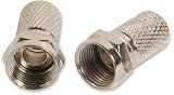 Arista Twist-On Connectors (2-Pack) For dual-shield RG-6 cable