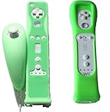Wii MotionPlus 2 Tone Silicone Glove Jacket Package Green (for old version  ....