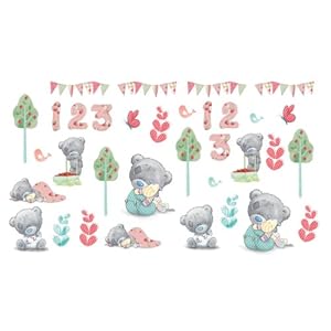 FunToSee Tiny Tatty Teddy Room Decals, Vintage FunToSee Tiny Tatty Teddy Room Decals, Vintage