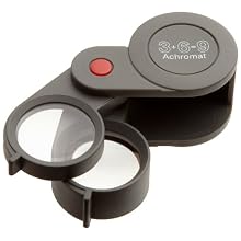 Eschenbach 1186-9 Achromatic Precision Folding Loupe Magnifier, 9x Magnification, 23mm Lens Diameter