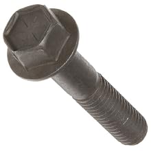 Grade 8 Steel Flange Bolt, Phosphate & Oil Finish, Hex Head, UNC Threads, Hex Head, Meets IFI-111 (2002)/SAE J429 (1999)/ASTM B633 Specifications, 5/16"-18 Thread Size, 2" Length, Partially Threaded, Pack Of 25