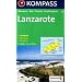Kompass Karten, Lanzarote: Wander-, Bike-, Freizeit- und Stra�enkarte (Aqua3 Kompass)