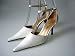 Couture Discount Damenpumps Fashion Sling Pumps, High Heels, Brautschuhe, weiß (P15)