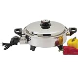 Review SHOPZEUS  / Precise Heat 3.5qt Stainless Steel Skillet