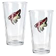 Phoenix Coyotes NHL 2pc Pint Ale Glass Set - Primary Logo