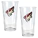 Phoenix Coyotes NHL 2pc Pint Ale Glass Set - Primary Logo by Great American Products