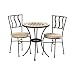 Outdoor Living : Portobello 24 Inch Round Bistro Set