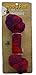 One Pet Planet Wool Knotted Bone Chew Toy, 8.5-Inch, Red