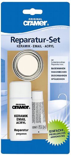 Cramer Badewannen-Reparaturset (pergamon) f&uuml;r Keramik-, Email- und Acryl-Reparturen
