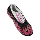 Brunswick Blitz Shoe Covers Pink Flames