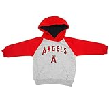 Los Angeles Angels of Anaheim Toddler Colorblock Pullover Hood by Majestic Athletic