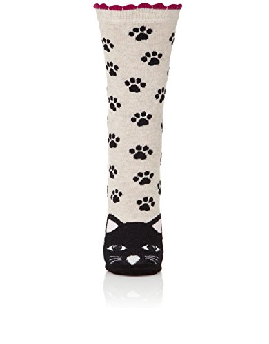 Accessorize Womens Mr Lucky Cat Face Socks