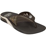 REEF Fanning Mens Sandals - Dark Brown Stripes
