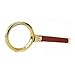 Neon 5X 60MM Handheld Magnifier with Wooden Handle and Glass Lens Loupe for Reading Repairing Jewelry Inspection