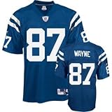 Reggie Wayne Indianapolis Colts Blue Reebok Premier Jersey - XL