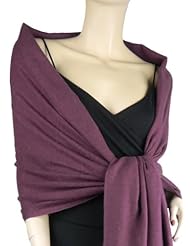 From Amazon.com. Click for details:
 Apparel: Pure Pashmina Wrap Boysenberry 2 Ply Apparel: Pure Pashmina Wrap Boysenberry 2 Ply