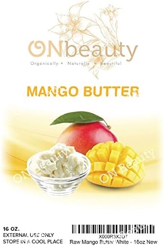 Mango Butter White Raw - 16oz