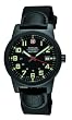 Wenger Swiss Military Mens 72915 Classic Field Black Dial Canvas Leather Military Watch by Wenger Swiss Military