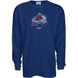 Colorado Avalanche Faded Logo Long Sleeve Waffle Shirt at Reebok