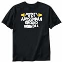 T-Shirt Black " Property Of My Abyssinian Ground Hornbill " Animals
