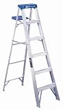 Louisville AS2106 Aluminum Stepladder 6-Foot, Duty Rating 250-Pounds
