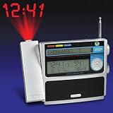 Honeywell PCR507W  NOAA Weather Alert/All Hazard S.A.M.E  FM  Radio with Atomic Projection Clock