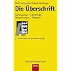 Die �berschrift: Sachzw�nge - Fallstricke  Versuchungen - Rezepte