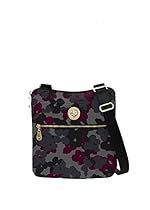 Baggallini Hanover Travel Crossbody Bag Gold Hardware, Midnight Floral Print, One Size
