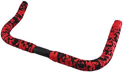 Gbike Bullhorn Handlebars for Fixie Fixed Gear Single Speed Bike (Black and Red)