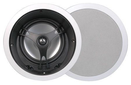 Stellar Labs 8inch Premium Ceiling Speaker Pair Aluminum Cone Woofer With Rubber Surround