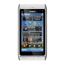 Nokia N8 Unlocked GSM Touchscreen Phone Featuring GPS with Voice Navigation and 12 MP Camera--U.S.... by