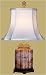 Asian Furniture & D&eacute;cor - 23" Fine Satsuma Fan Medallion Fluted Jar Decorative Oriental Table Lamp