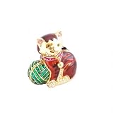 Cuddly Kitten Estee Lauder Judith Leiber Solid Perfume Compact (Empty)
