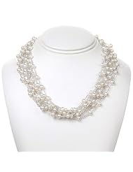 8 Strand Freshwater Pearl Necklace-18"