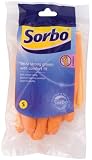 SMALL EXTRA STRONG RUBBER GLOVES WITH COMFORT FIT