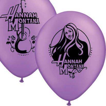 Hannah Montana 12in Balloons 6ct
