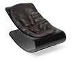 Bloom Coco Plexistyle Baby Lounger with Seat Pad, Black Frame, Pad Henna Brown
