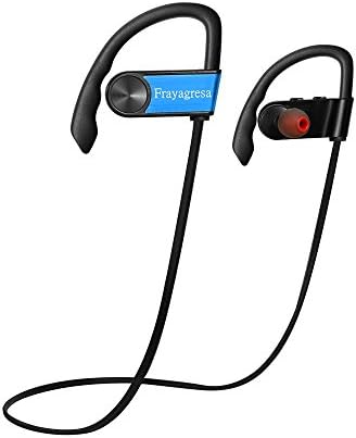 Bluetooth Headphones Wireless Earphones for Sport Running with Mic New Blue By Frayagresa (Blue)
