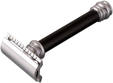 Merkur Heavy Duty Long Handle Safety Razor with Black Handle