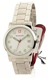 Mens Date d'acier militaires suisses Wenger Bienne montre occasionnels 70349