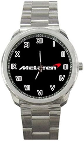McLaren Automotive Logo Custom Men's Stainless Steel Wrist Watches (ST8B)