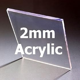 Clear Acrylic Sheet, A4 Size, 2mm thick